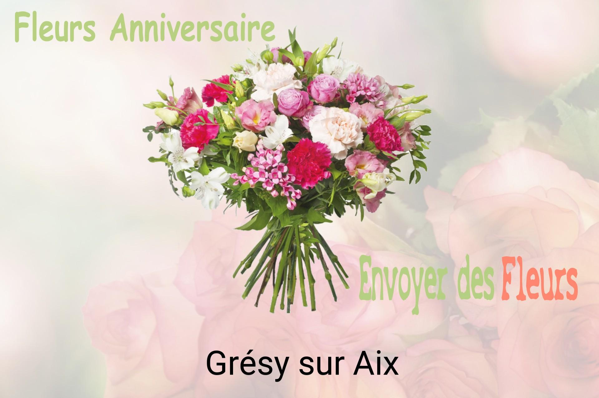 Bouquet de fleurs d’anniversaire livré à Grésy-sur-Aix